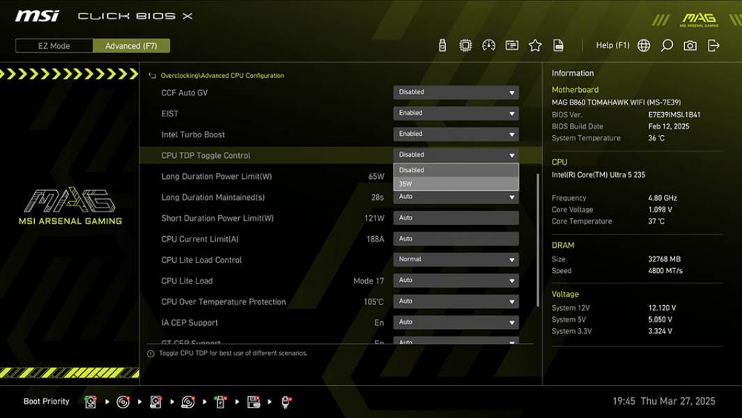 MSI MAG B860 TOMAHAWK WIFI-5